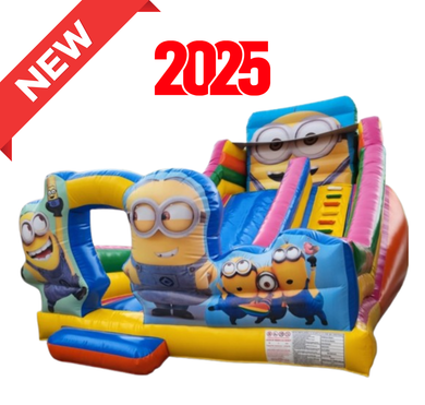 Location château gonflable toboggan les minions