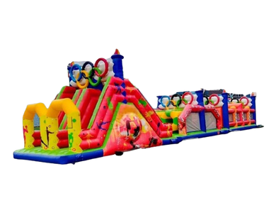 Vente château gonflable parcours d'obstacles olympiques