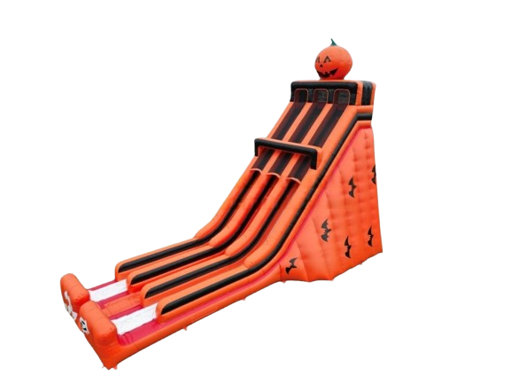 Vente château gonflable toboggan géant halloween