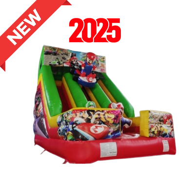 Location château gonflable toboggan mario kart