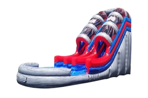 Vente château gonflable toboggan aquatique Spyder
