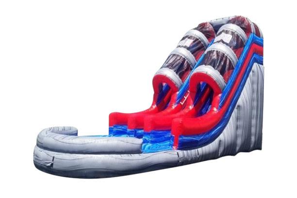 Vente château gonflable toboggan aquatique Spyder