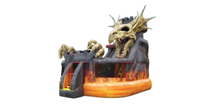 Vente château gonflable combo dragon