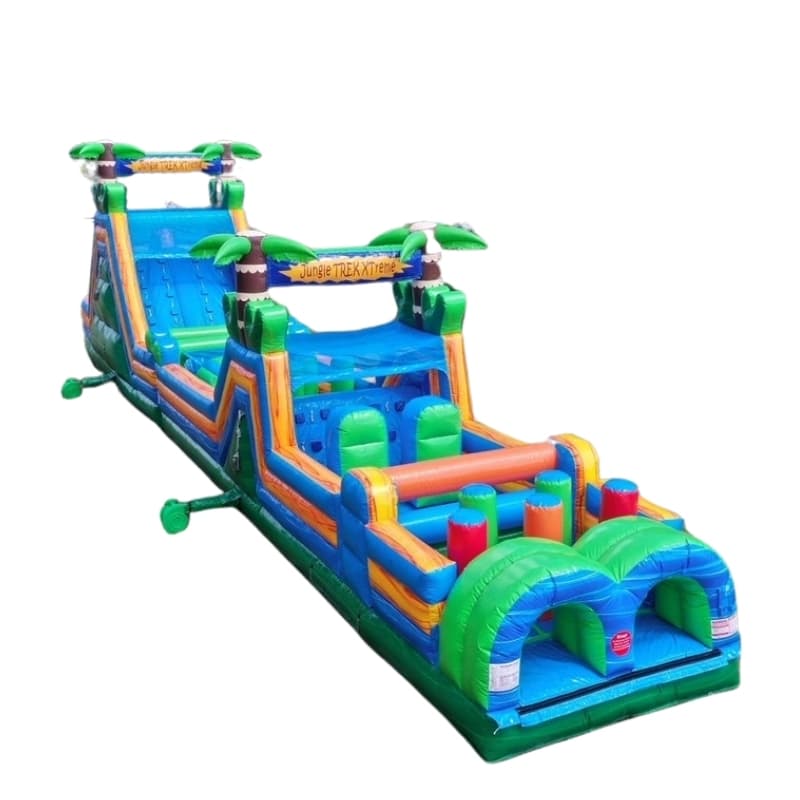 Vente château gonflable parcours jungle trex