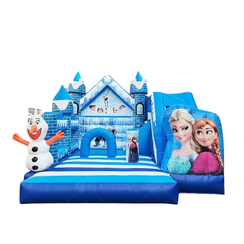 Vente château gonflable combo reine des neiges