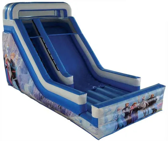 Vente château gonflable toboggan reine des neiges
