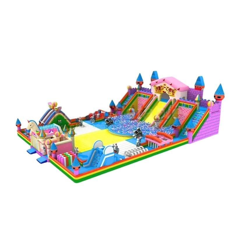 Vente château gonflable city park licorne