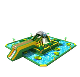 Vente château gonflable géant aquatique jungle