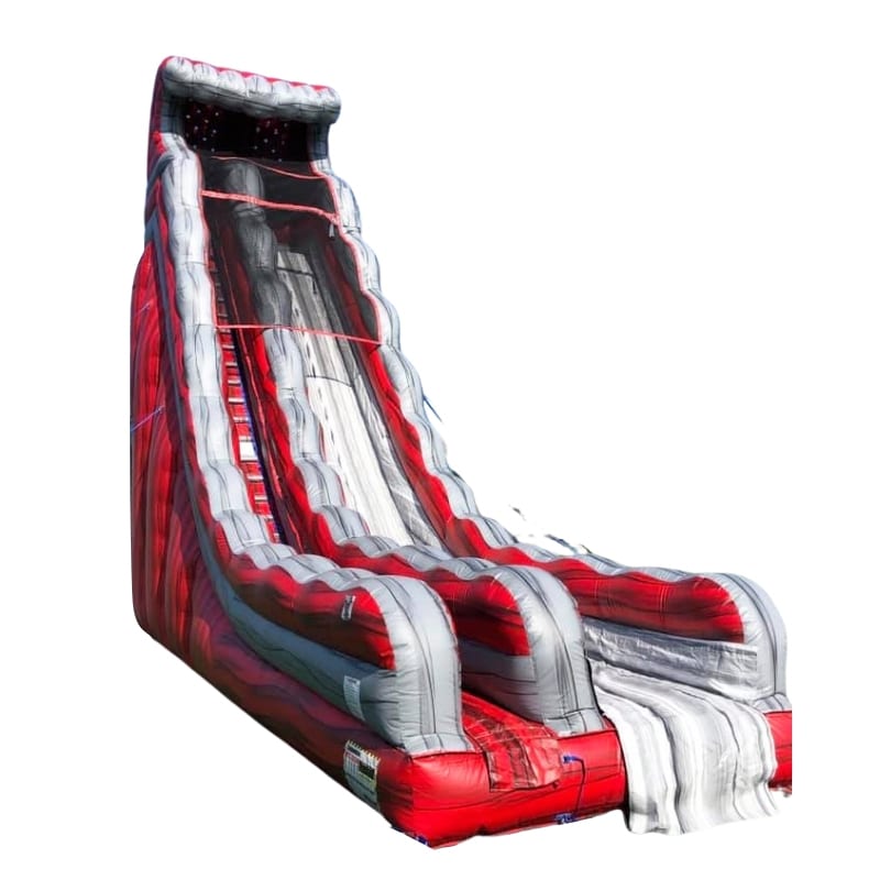 Vente toboggan aquatique gonflable speed red