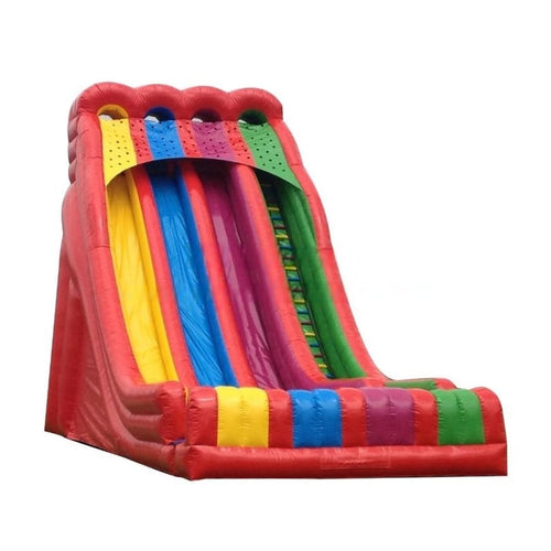 Vente toboggan gonflable multicolores 3 pistes