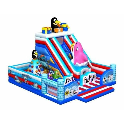 Vente toboggan gonflable park antarctique