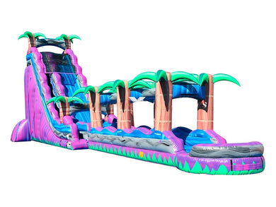 Vente château gonflable toboggan aquatique Purple Crush