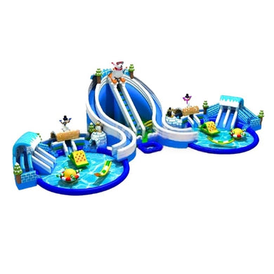 Vente château gonflable géant aquatique 