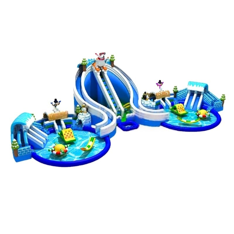 Vente château gonflable parc aquatique Snow world
