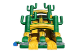 Vente château gonflable parcours d'obstacles jungle Cactus