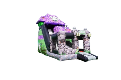 Vente château gonflable toboggan Maison hantée halloween