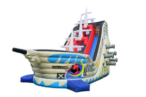 Vente château gonflable toboggan bateau pirate