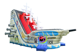Vente château gonflable toboggan bateau pirate