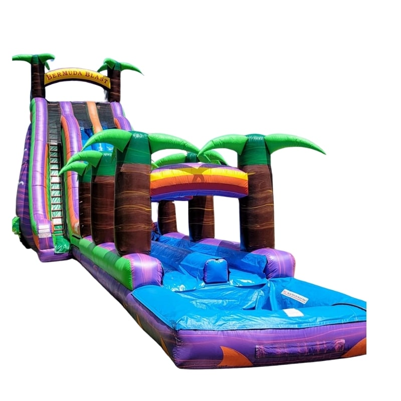 Vente toboggan aquatique gonflable Bermuda