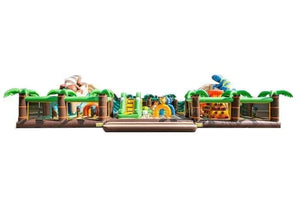 Vente Château gonflable géant "jungle"