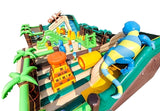 Vente Château gonflable géant "jungle"