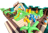 Vente Château gonflable géant "jungle"