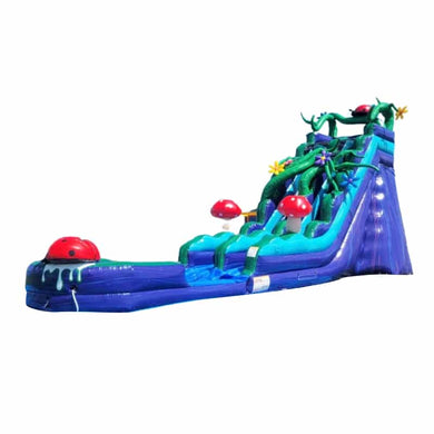 Vente château gonflable toboggan aquatique 