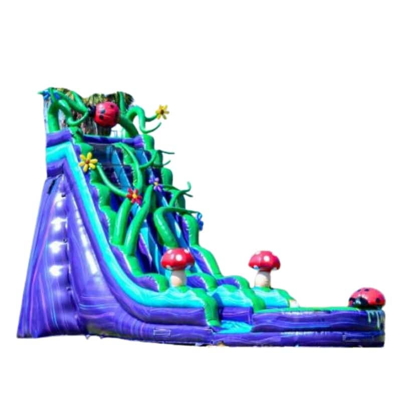 Vente château gonflable toboggan aquatique "la coccinelle"