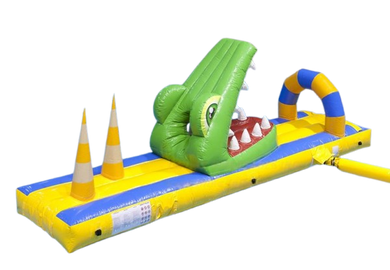 Vente module aquatique gonflable piscine crocodile
