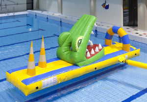 Vente module aquatique gonflable piscine crocodile