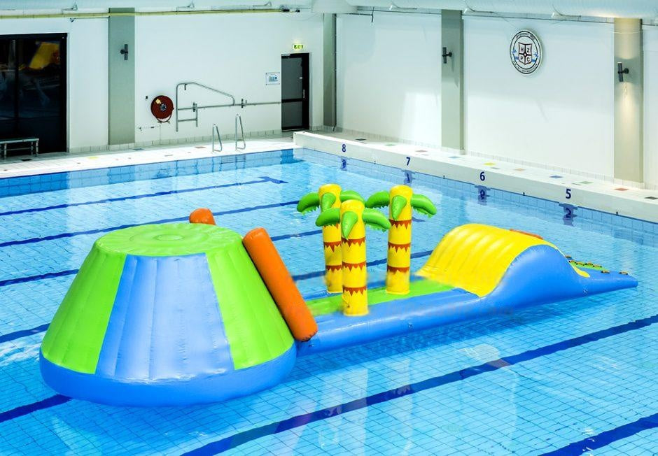 Vente module aquatique gonflable piscine palmier