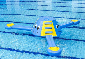 Vente module aquatique gonflable piscine Happy face