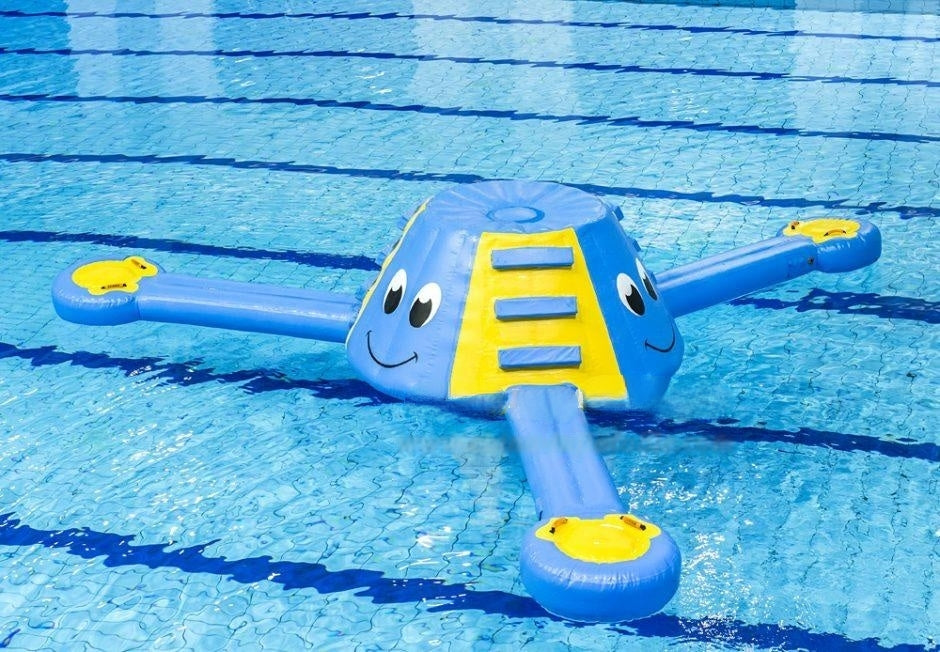 Vente module aquatique gonflable piscine Happy face