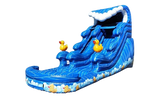 Vente château gonflable toboggan aquatique Duck paradise