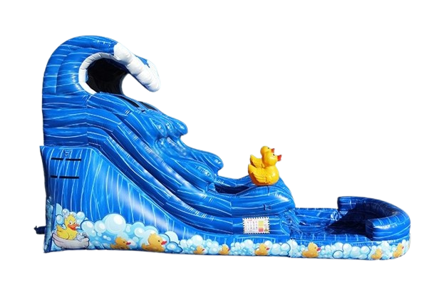 Vente château gonflable toboggan aquatique Duck paradise
