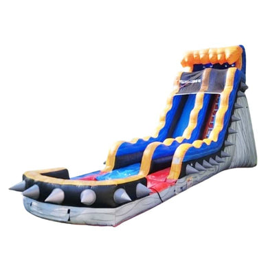 Vente château gonflable toboggan aquatique 