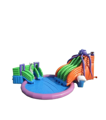 Vente château gonflable géant aquatique pieuvre