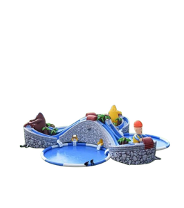 Vente château gonflable géant aquatique ours