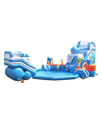 Vente château gonflable géant aquatique baleine