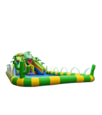 Vente château gonflable géant aquatique crocodile