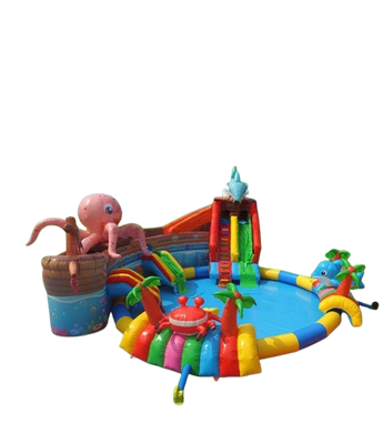 Vente château gonflable géant aquatique océan world