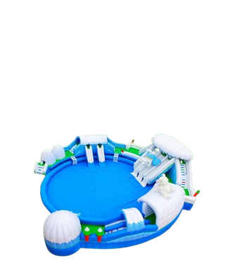 Vente château gonflable géant aquatique glace des neiges