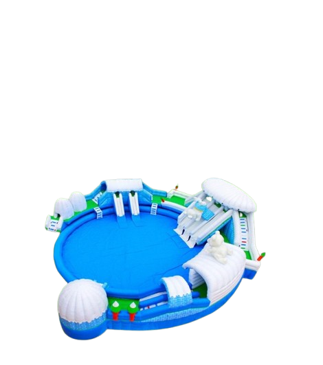 Vente château gonflable géant aquatique glace des neiges