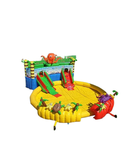 Vente château gonflable géant aquatique pieuvre
