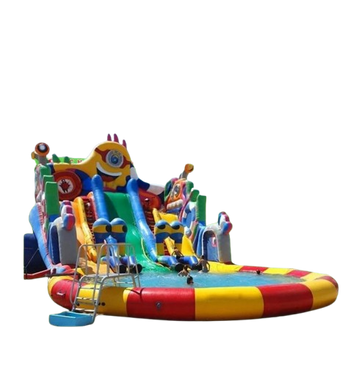 Vente château gonflable géant aquatique les Minions