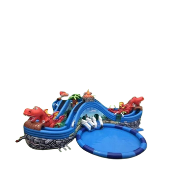 Vente château gonflable géant aquatique dragons