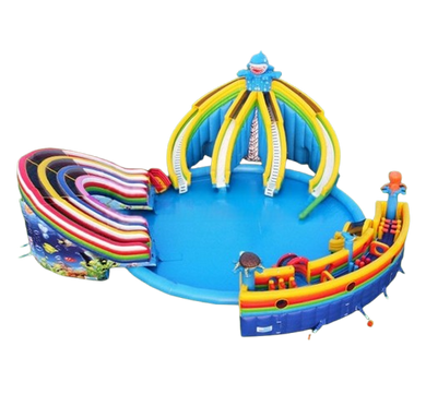 Vente château gonflable géant aquatique Shark attack