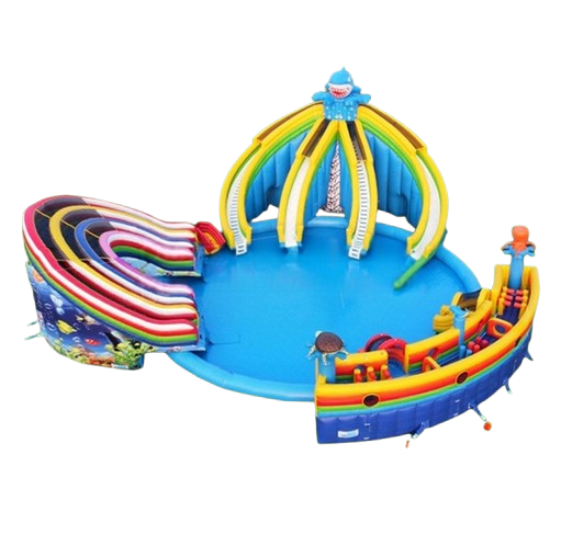 Vente château gonflable géant aquatique Shark attack