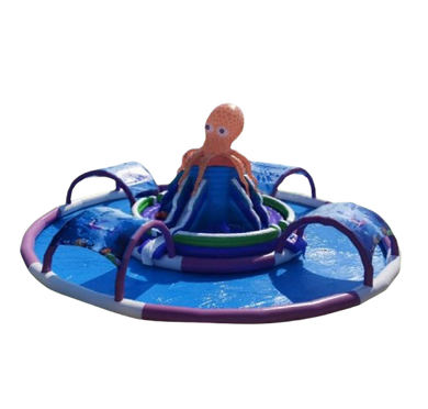 Vente château gonflable géant aquatique pieuvre