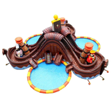 Vente château gonflable géant aquatique pirate